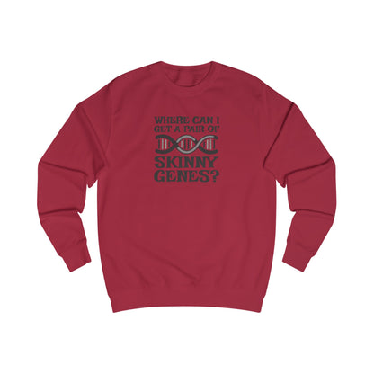 Pair of Skinny Genes — Retro Graphic Sweatshirt (Light)