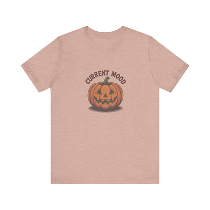 Current Mood (Vintage Jack) — Retro Halloween Tee (Light)