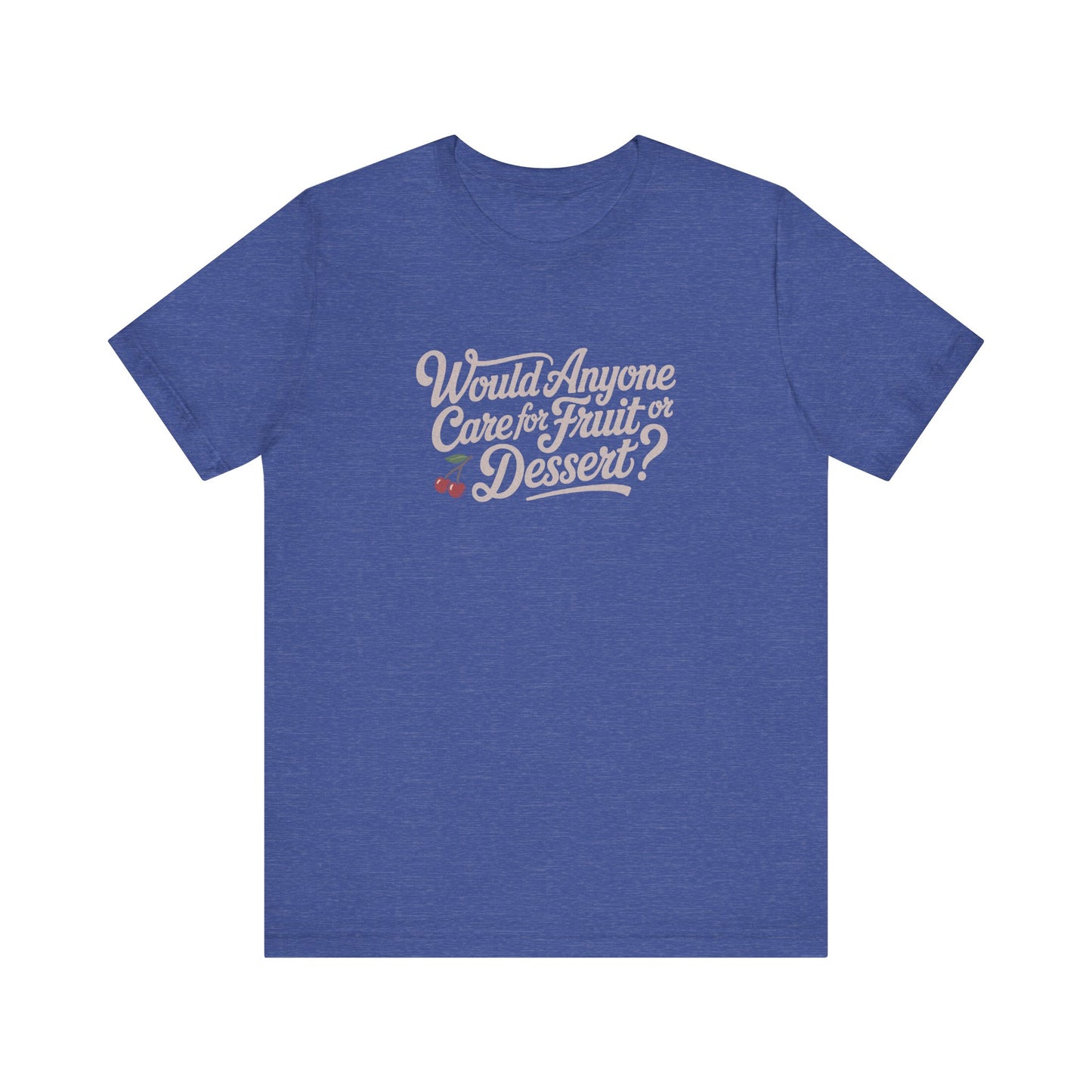 Would Anyone Care for Fruit or Dessert? — Clue Retro Tee (Dark)