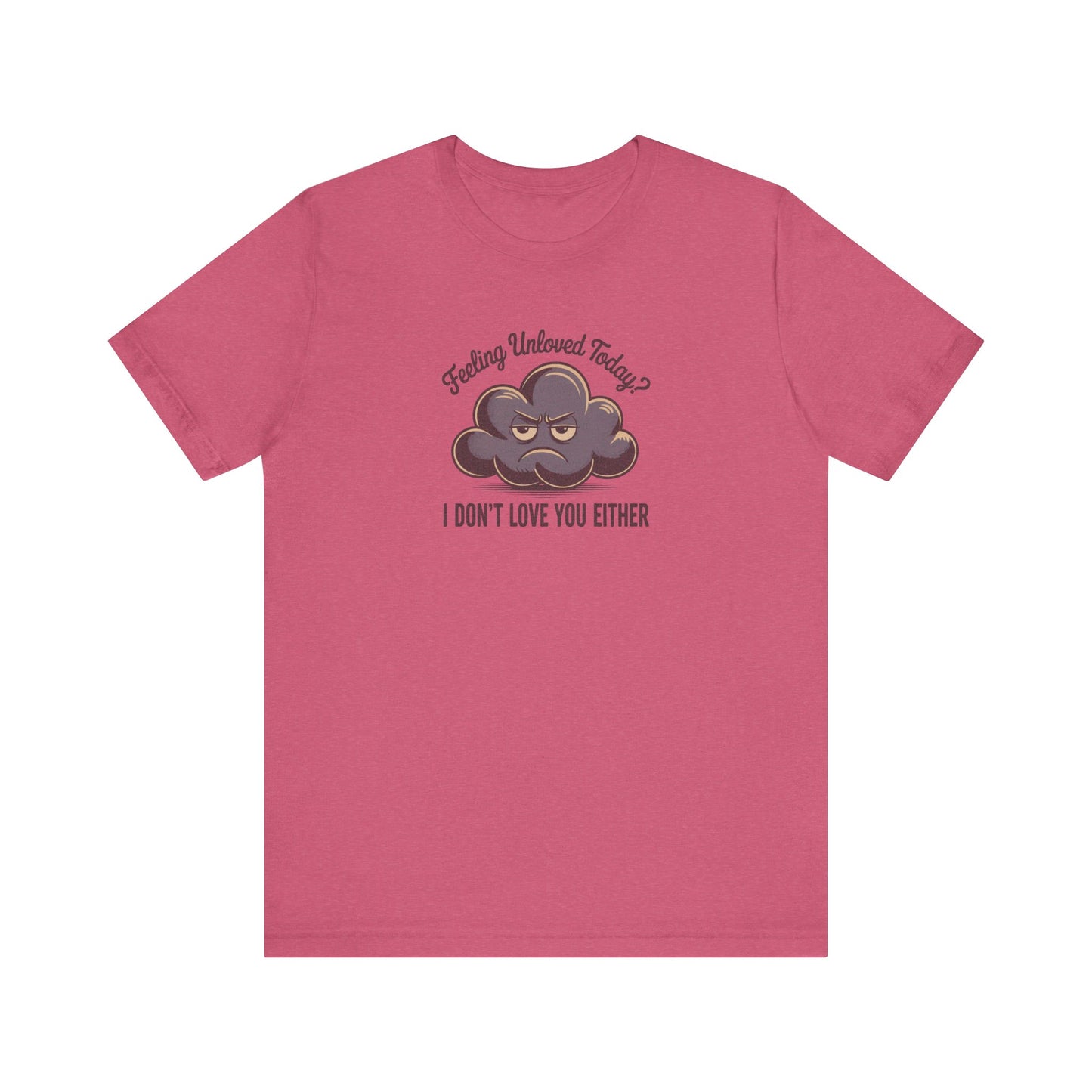 Feeling Unloved Today? I Don't Love You Either — Moody Cloud Retro Tee (Light)