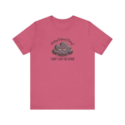 Feeling Unloved Today? I Don't Love You Either — Moody Cloud Retro Tee (Light)