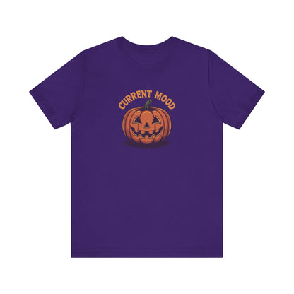 Current Mood (Vintage Jack) — Retro Halloween Tee (Dark)