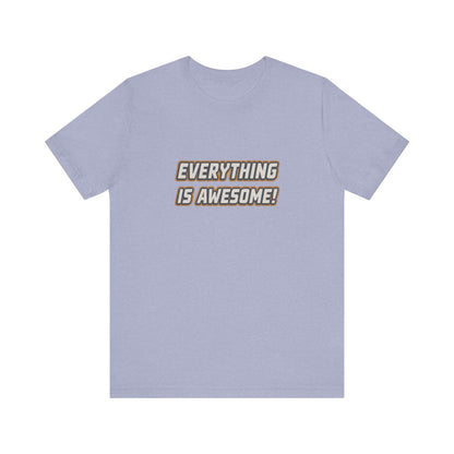 Everything is Awesome! — The LEGO Movie-Inspired Retro Tee (Light)