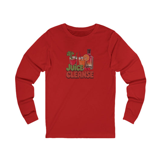 Juice Cleanse Liquid Diet — Boozy Brunch Retro Long Sleeve (Light)