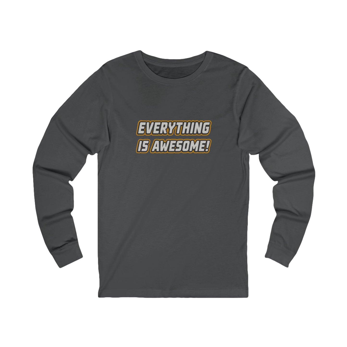 Everything is Awesome! — The LEGO Movie-Inspired Retro Long Sleeve (Dark)