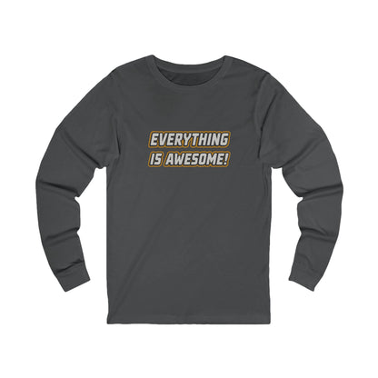 Everything is Awesome! — The LEGO Movie-Inspired Retro Long Sleeve (Dark)