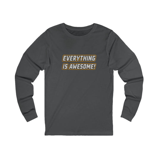 Everything is Awesome! — The LEGO Movie-Inspired Retro Long Sleeve (Dark)