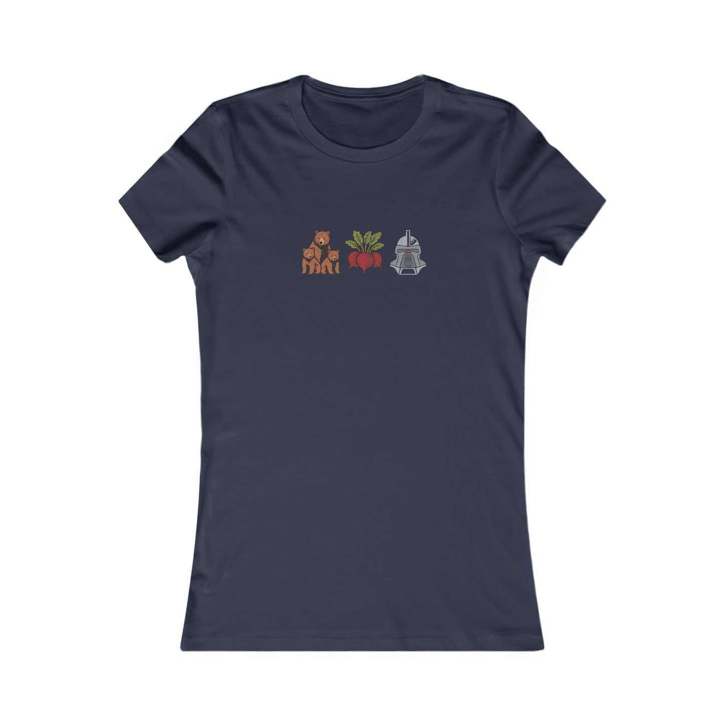 Bears, Beets, Battlestar (Icons) — Retro Women's Tee (Dark)