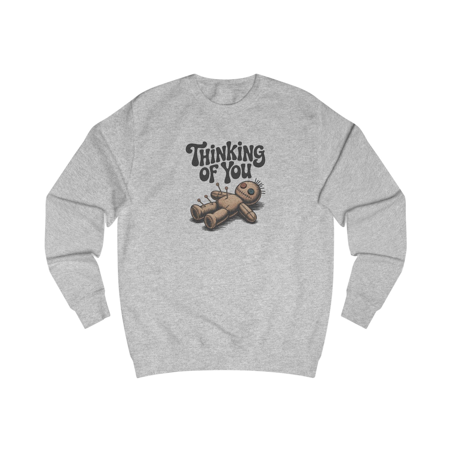 The Voodoo That You Do, So Well — Retro Voodoo Doll Sweatshirt (Light)