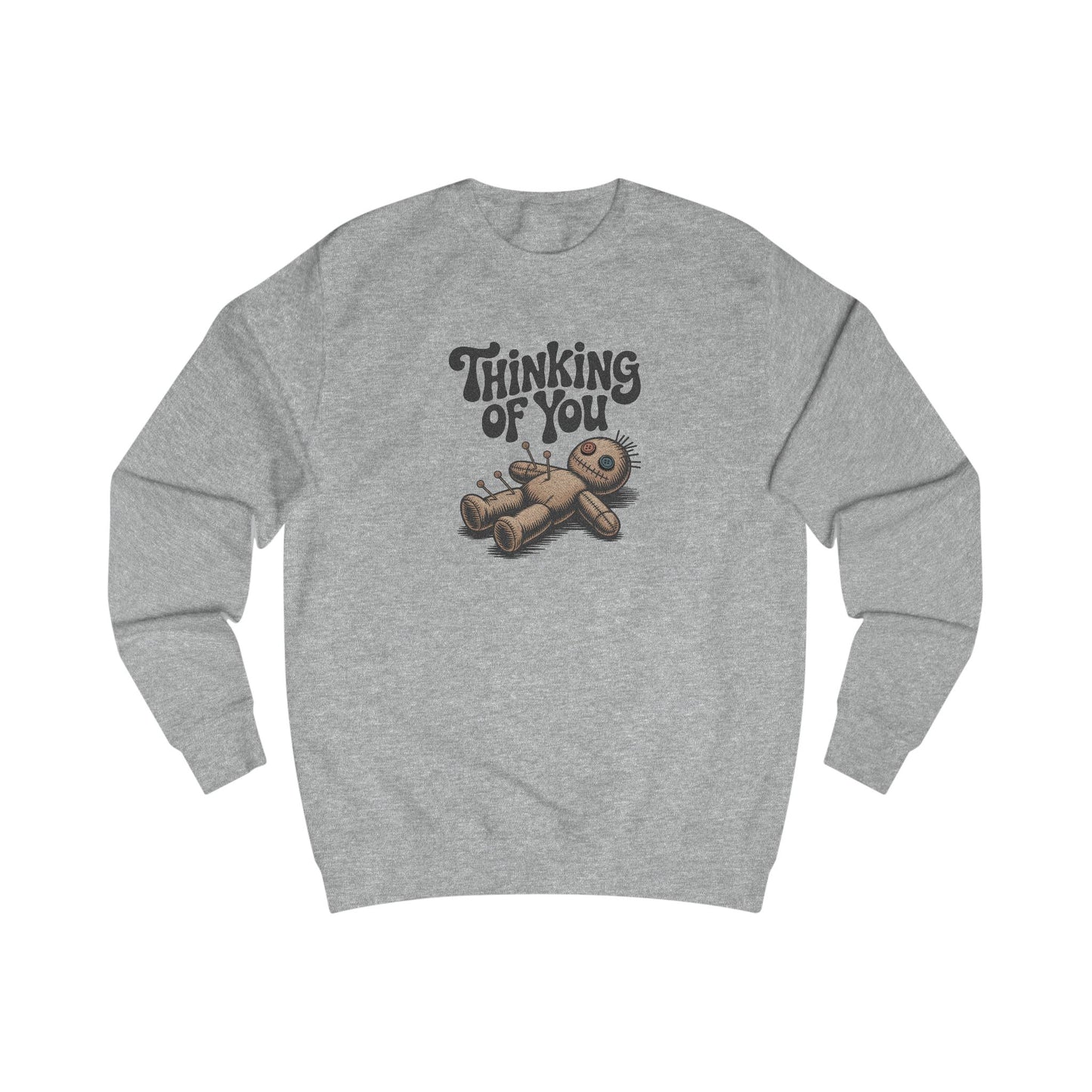 The Voodoo That You Do, So Well — Retro Voodoo Doll Sweatshirt (Light)