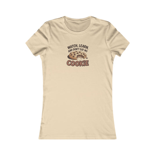 Don’t Eat My Cookie — Friends Phoebe Buffay Retro Women's Tee (Light)