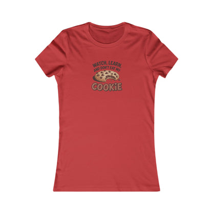 Don’t Eat My Cookie — Friends Phoebe Buffay Retro Women's Tee (Light)