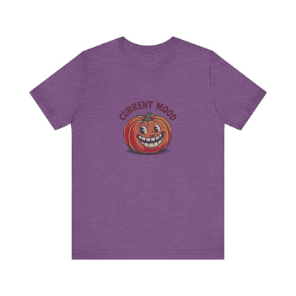 Current Mood (Toothy Jack) — Retro Halloween Tee (Light)