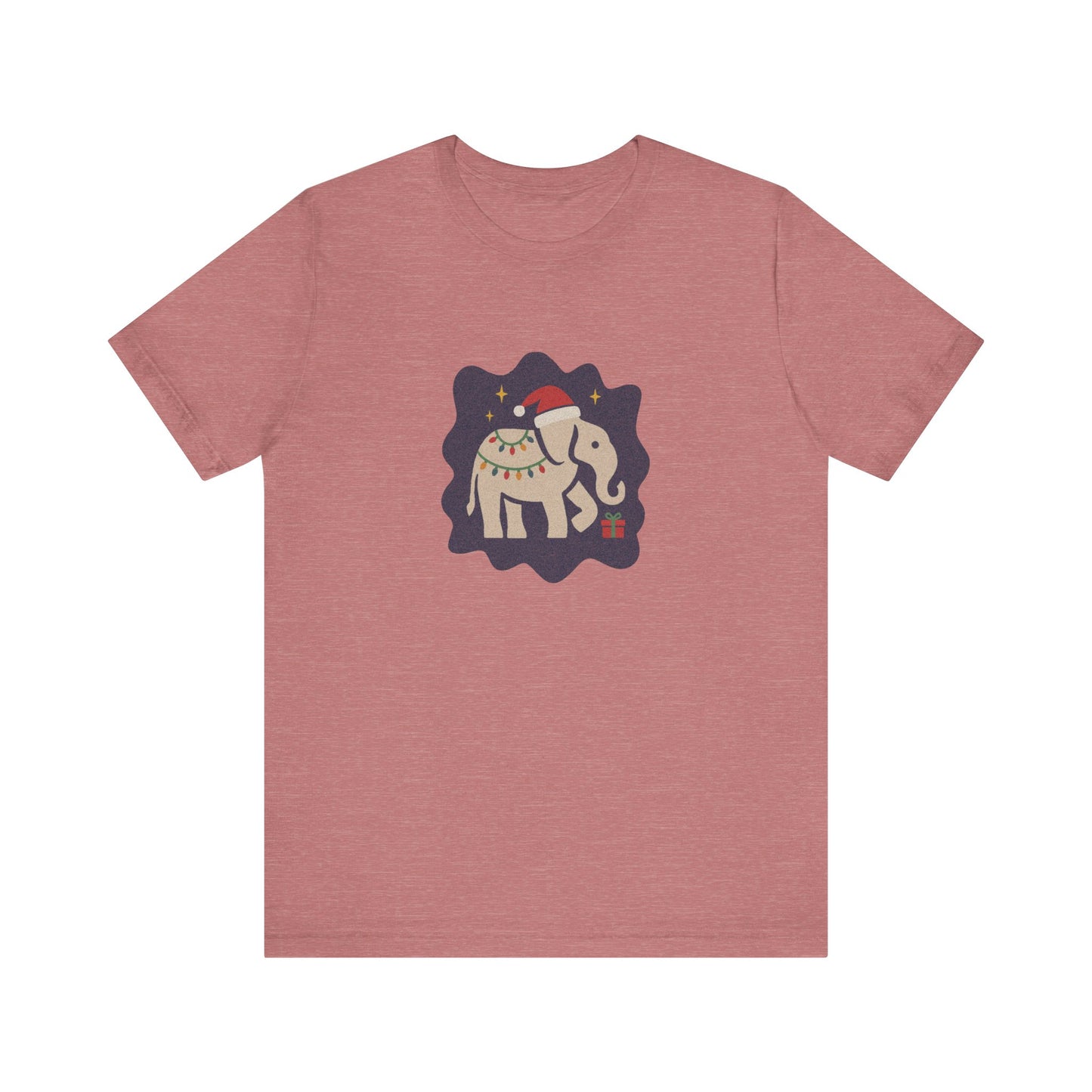 White Elephant Season — Retro Christmas Graphic Tee (Light)