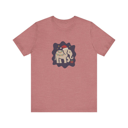 White Elephant Season — Retro Christmas Graphic Tee (Light)