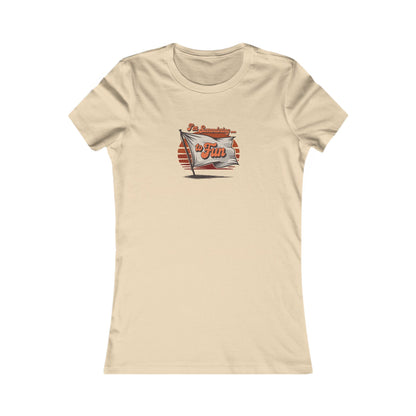 I'm Surrendering to Fun — Fun with Flags Retro Women's Tee (Light)