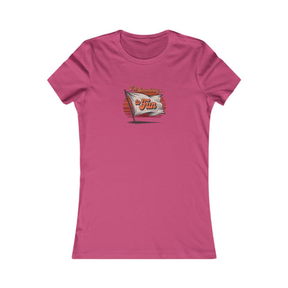 I'm Surrendering to Fun — Fun with Flags Retro Women's Tee (Light)