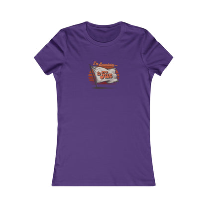 I'm Surrendering to Fun — Fun with Flags Retro Women's Tee (Dark)