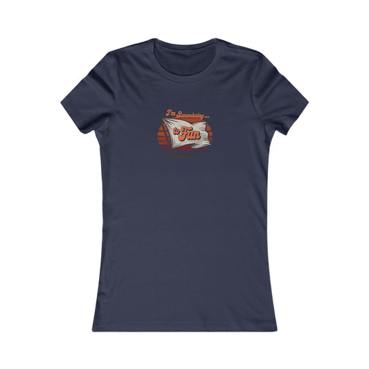I'm Surrendering to Fun — Fun with Flags Retro Women's Tee (Dark)