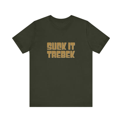 Suck It Trebek — SNL Celebrity Jeopardy Sketch Retro Tee (Dark)