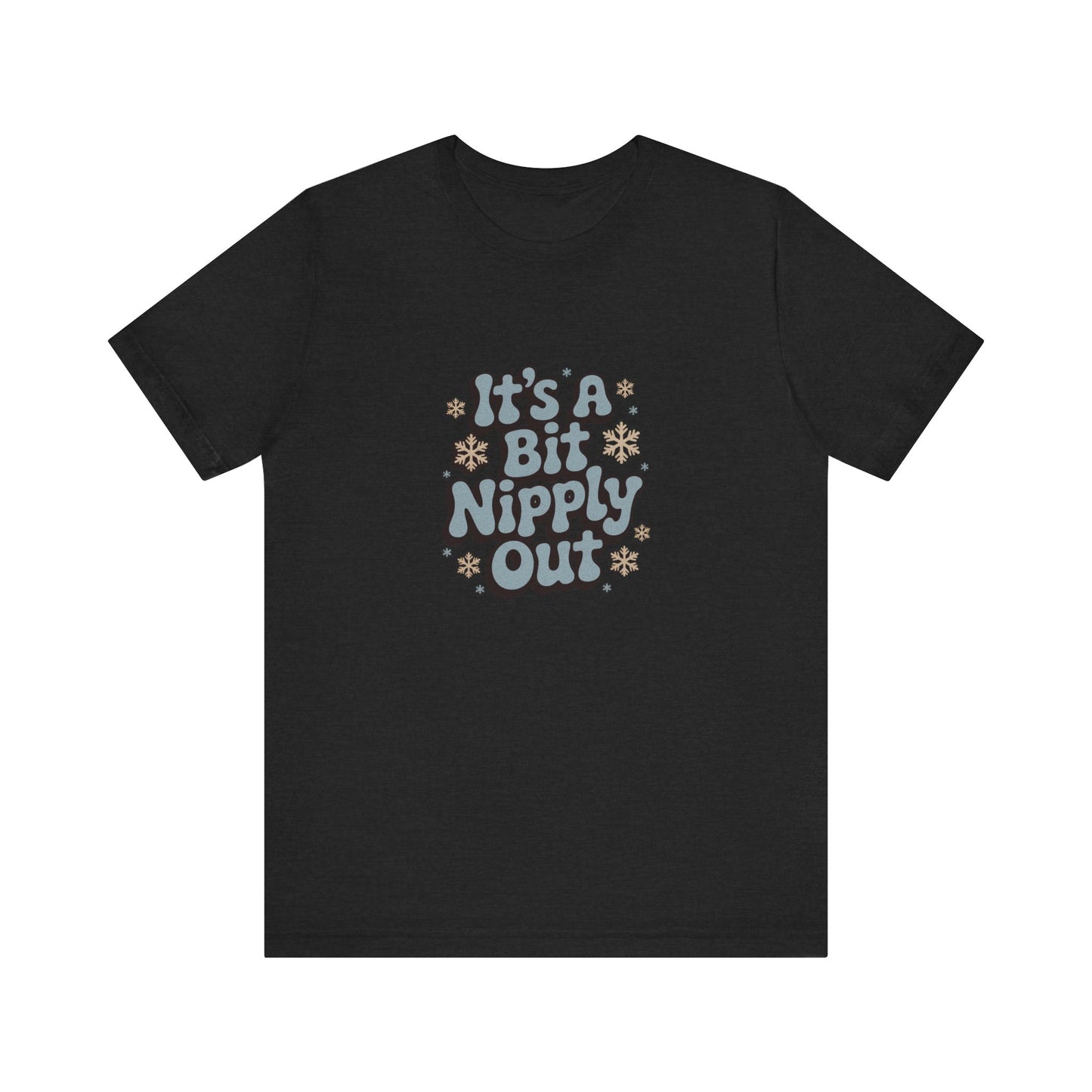 It's a Bit Nipply Out — Christmas Vacation Retro Tee (Dark)