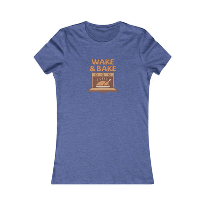 Wake & Bake — Retro Thanksgiving Turkey Women's Tee (Dark)