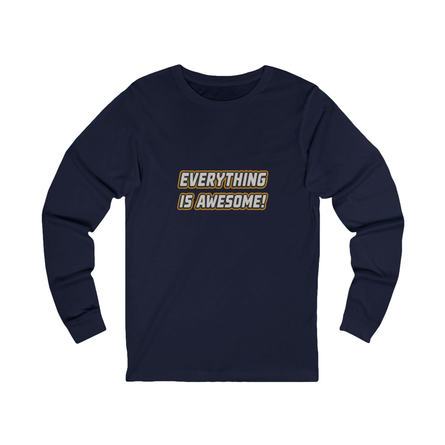 Everything is Awesome! — The LEGO Movie-Inspired Retro Long Sleeve (Dark)