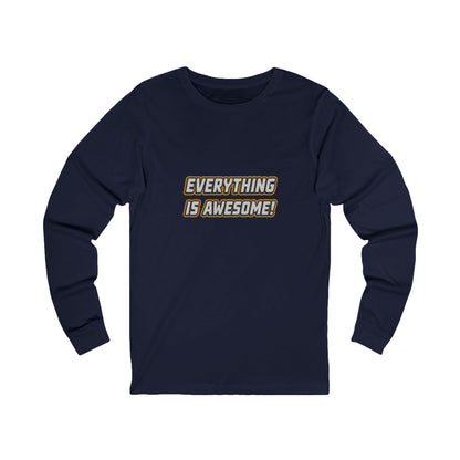 Everything is Awesome! — The LEGO Movie-Inspired Retro Long Sleeve (Dark)
