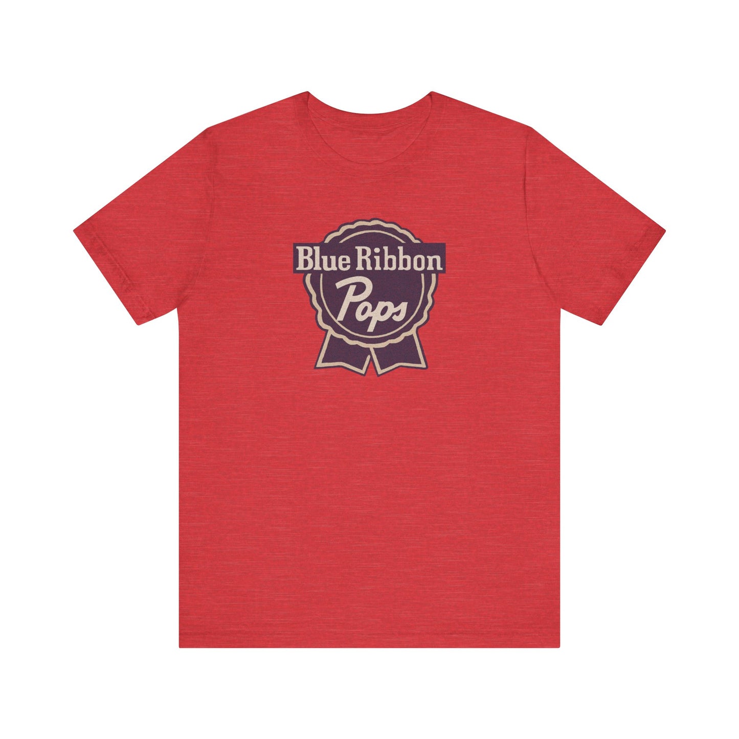 Blue Ribbon Pops Shirt — Funny Dad Gift, Retro Beer Dad Tee