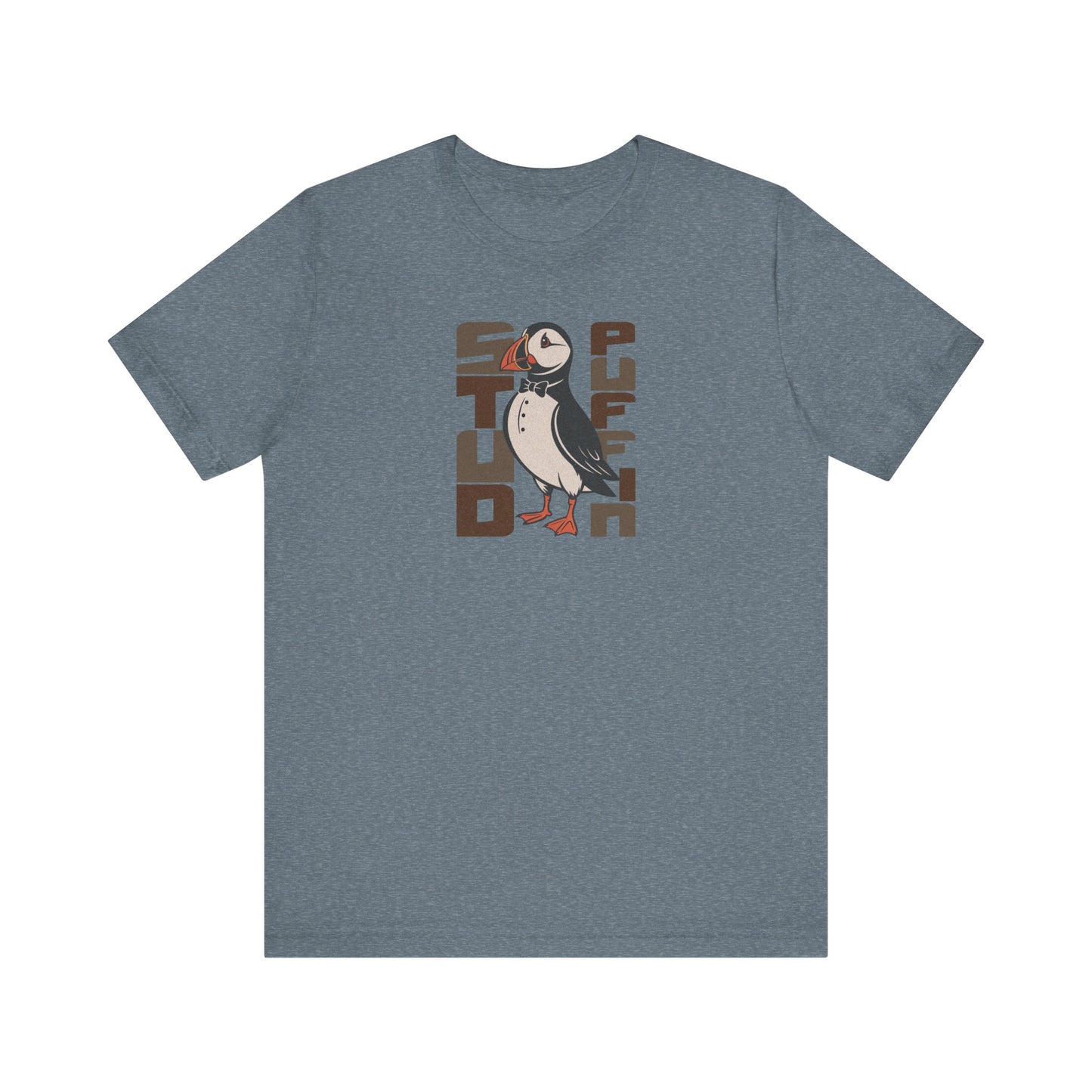 Stud Puffin, Licensed to Chill – Spy-Bird Retro Tee (Light)