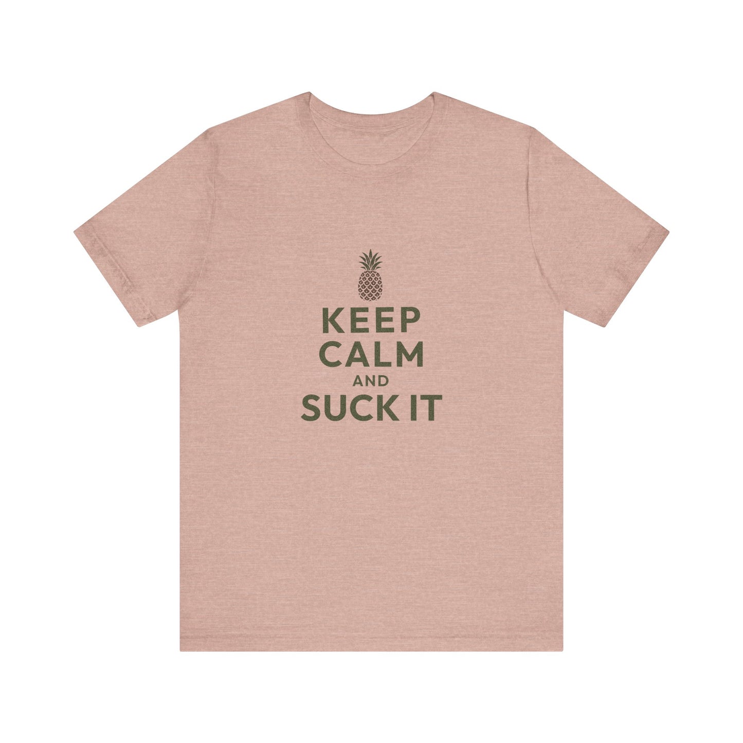 Keep Calm and Suck It — Psych Retro Tee (Light)