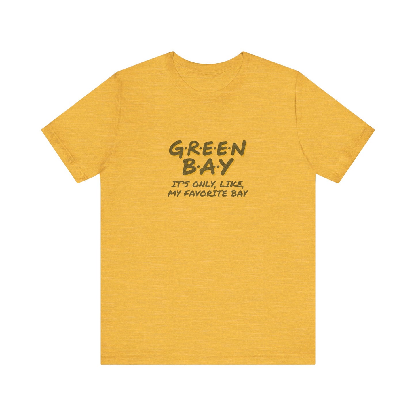 Green Bay (My Favorite Bay) — Phoebe Buffay Football Tee (Light)