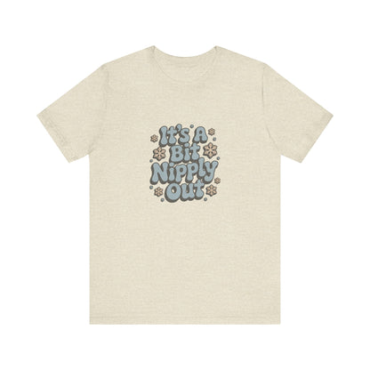 It's a Bit Nipply Out — Christmas Vacation Retro Tee (Light)