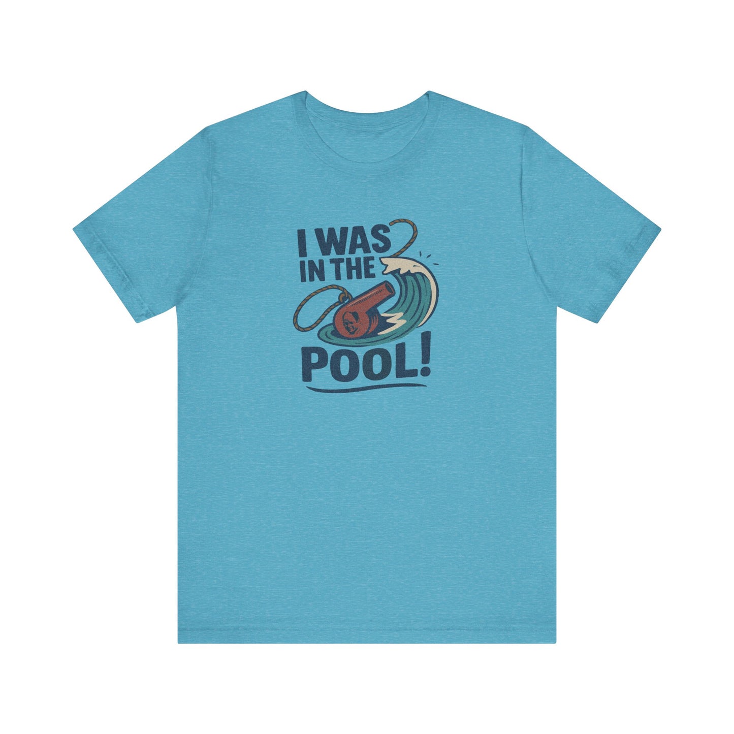 I Was in the Pool! — George Costanza Shrinkage Retro Tee (Light)