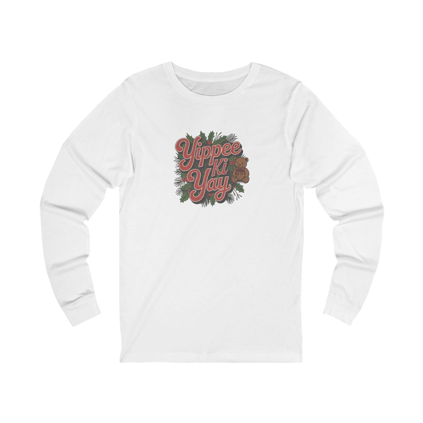 Yippee Ki Yay — Die Hard Retro Christmas Long Sleeve (Light)