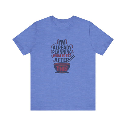 Planning What to Eat After This — Retro Foodie Tee (Light)