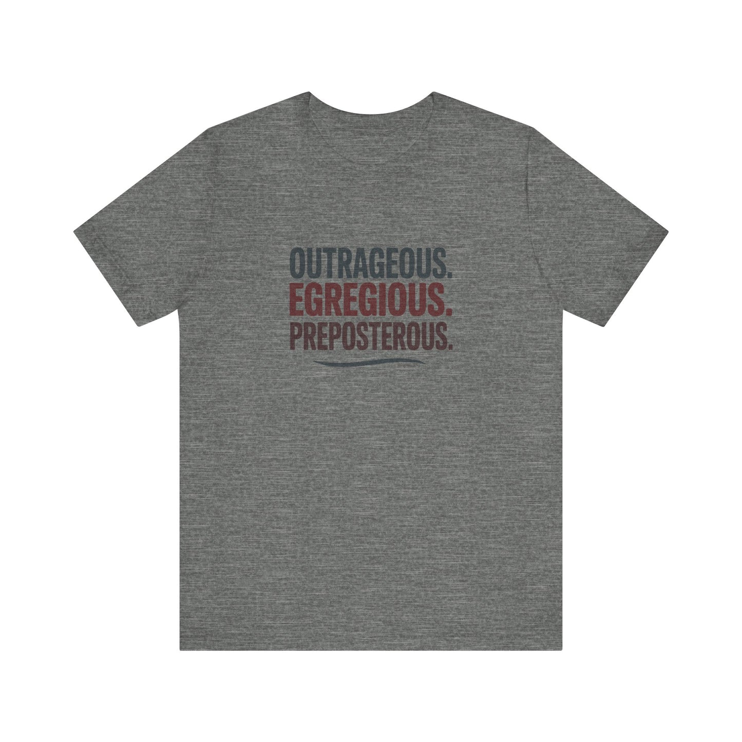 Outrageous Egregious Preposterous — Seinfeld Retro Tee (Light)