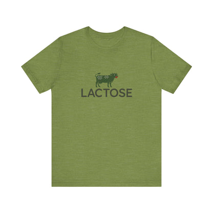 Life is a Beautiful… Typo – LACTOSE Logo Parody Retro Tee (Light)
