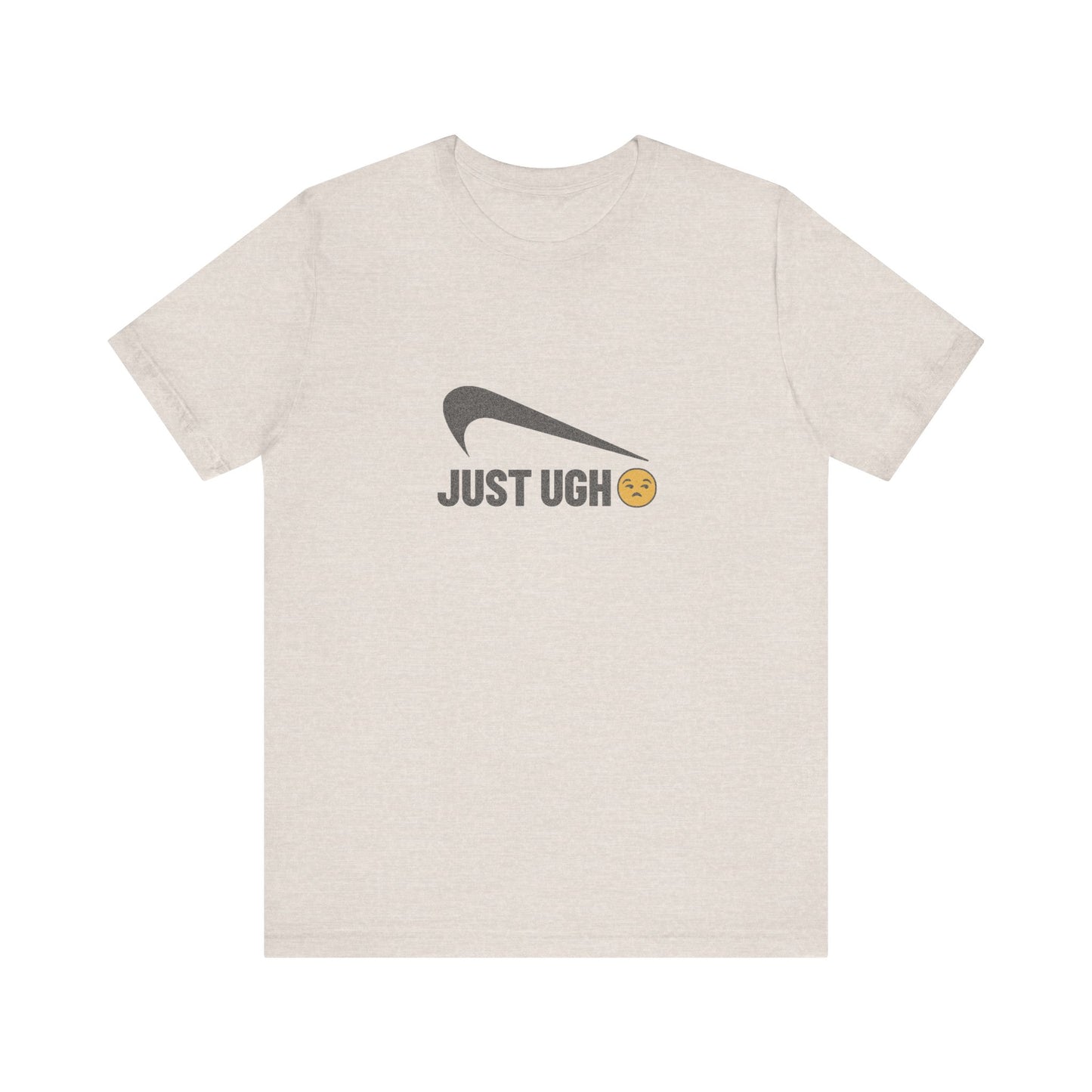 Just Ugh 😒 Athletic Parody — Retro Workout Tee (Light)