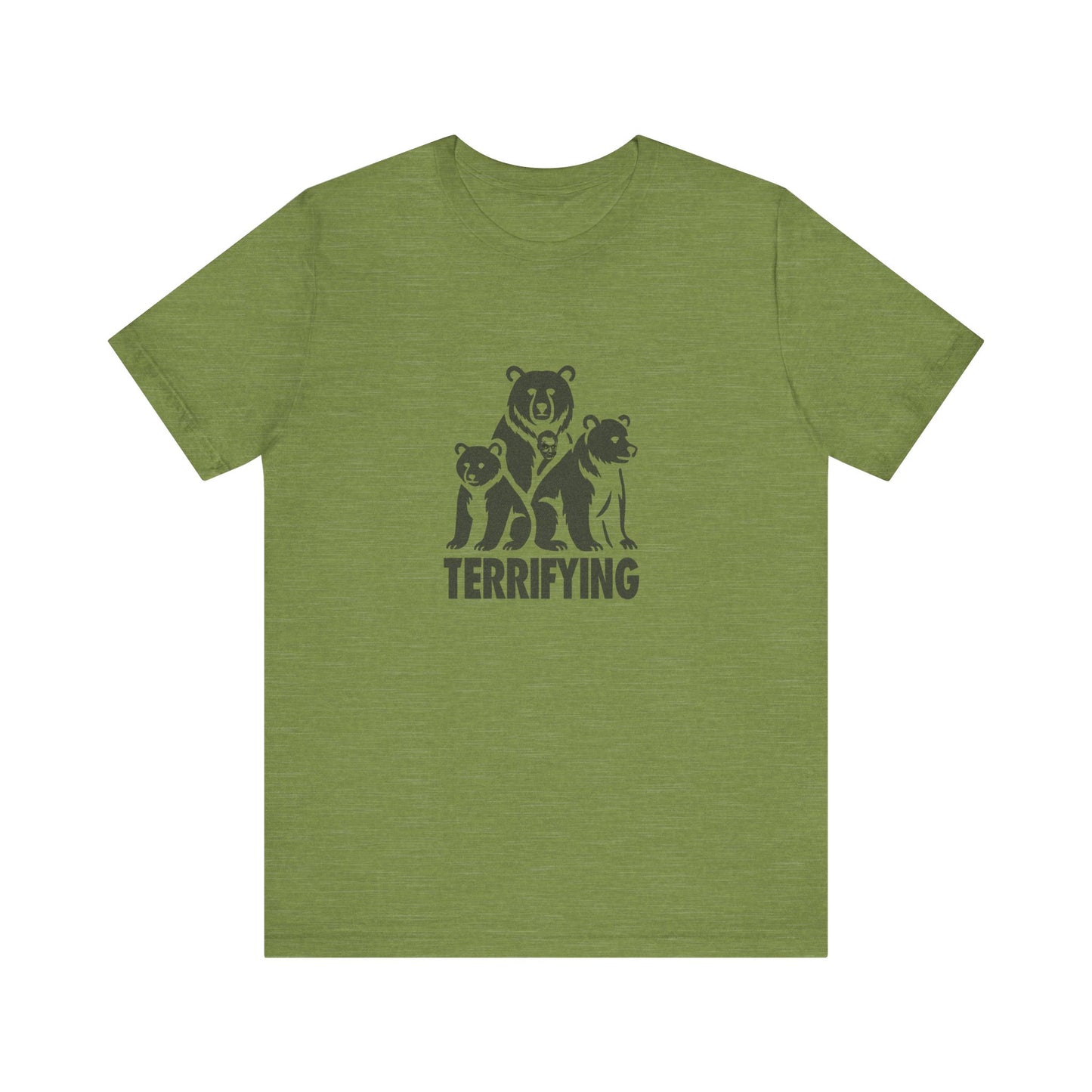 Bears Are Terrifying — Retro Silhouette Tee (Light)