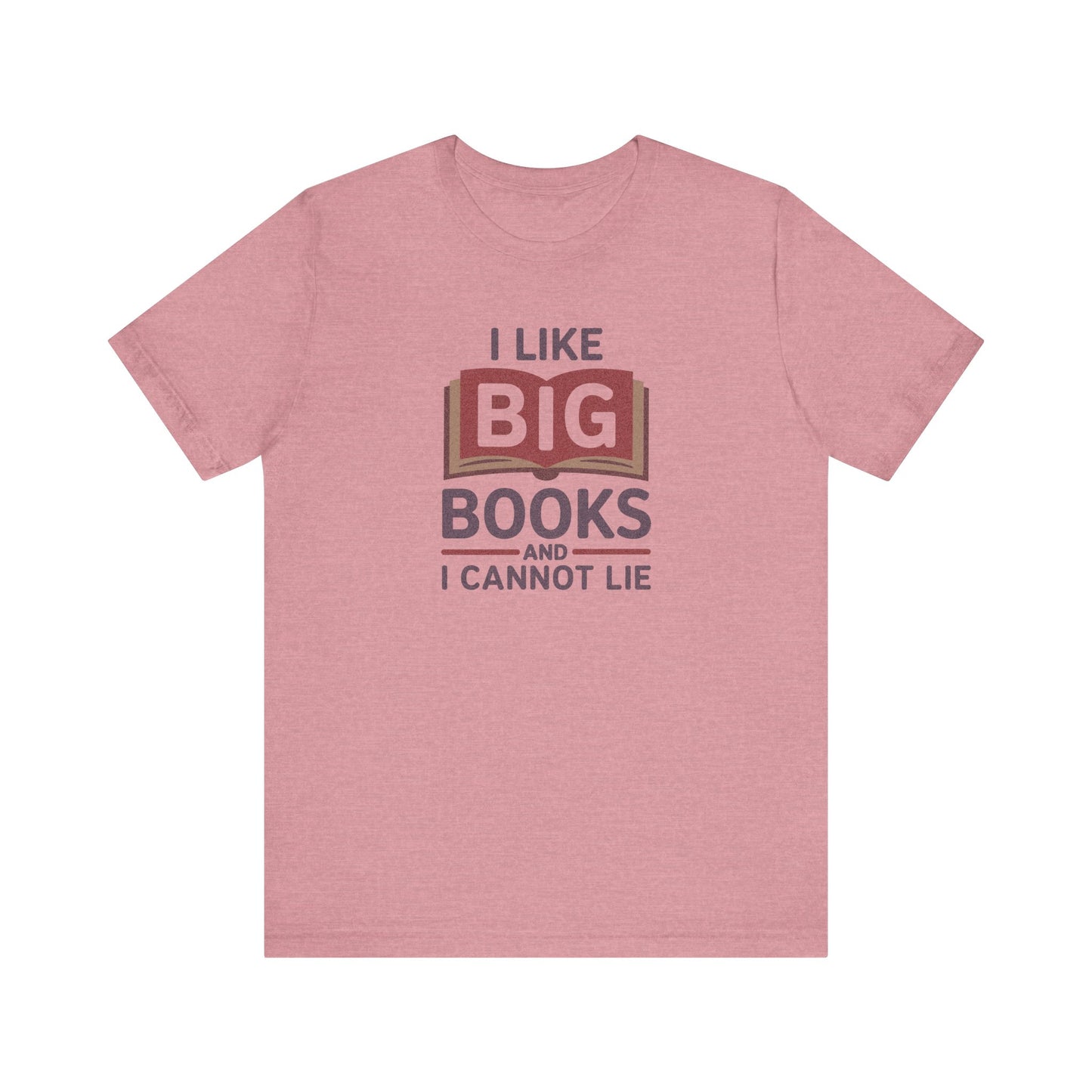I Like Big Books and I Cannot Lie — Bibliophile Retro Tee (Light)