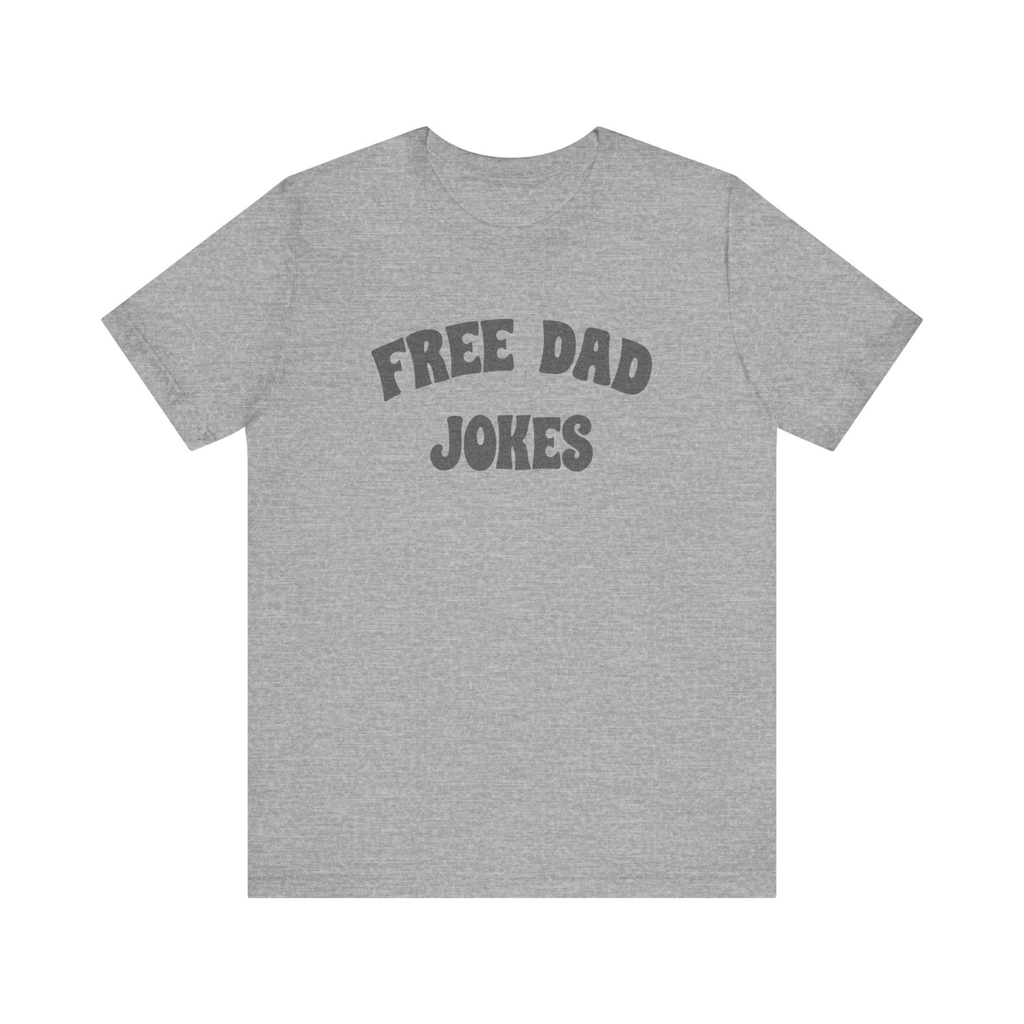 Free Dad Jokes Shirt — Funny Dad Gift, Retro Pun Tee