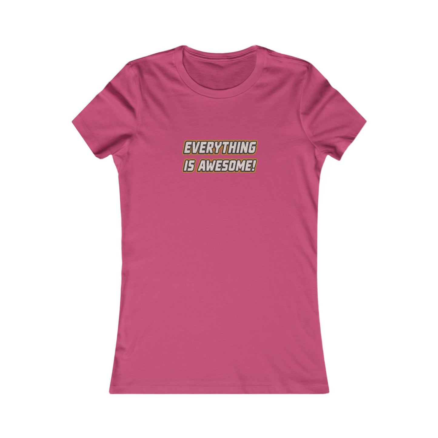 Everything is Awesome! — The LEGO Movie-Inspired Retro Women's Tee (Light)