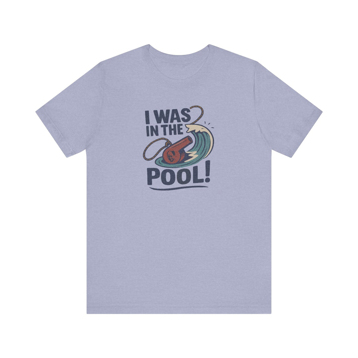 I Was in the Pool! — George Costanza Shrinkage Retro Tee (Light)