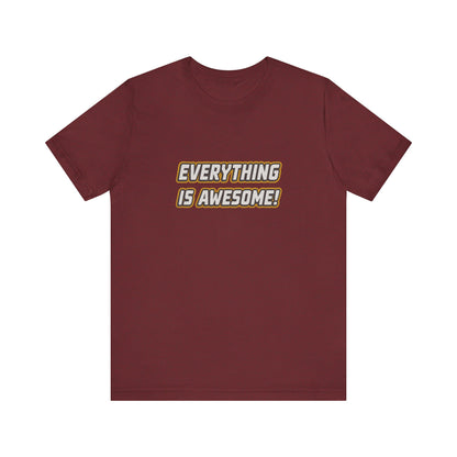 Everything is Awesome! — The LEGO Movie-Inspired Retro Tee (Dark)