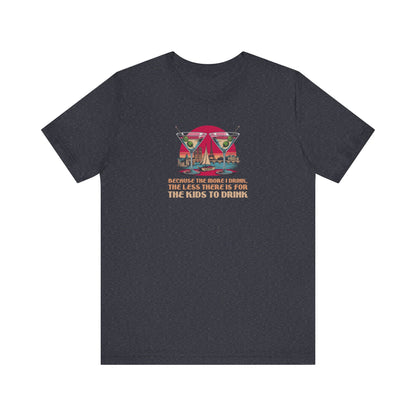 Open Bar (for the Kids) — Friends Retro Tee (Dark)