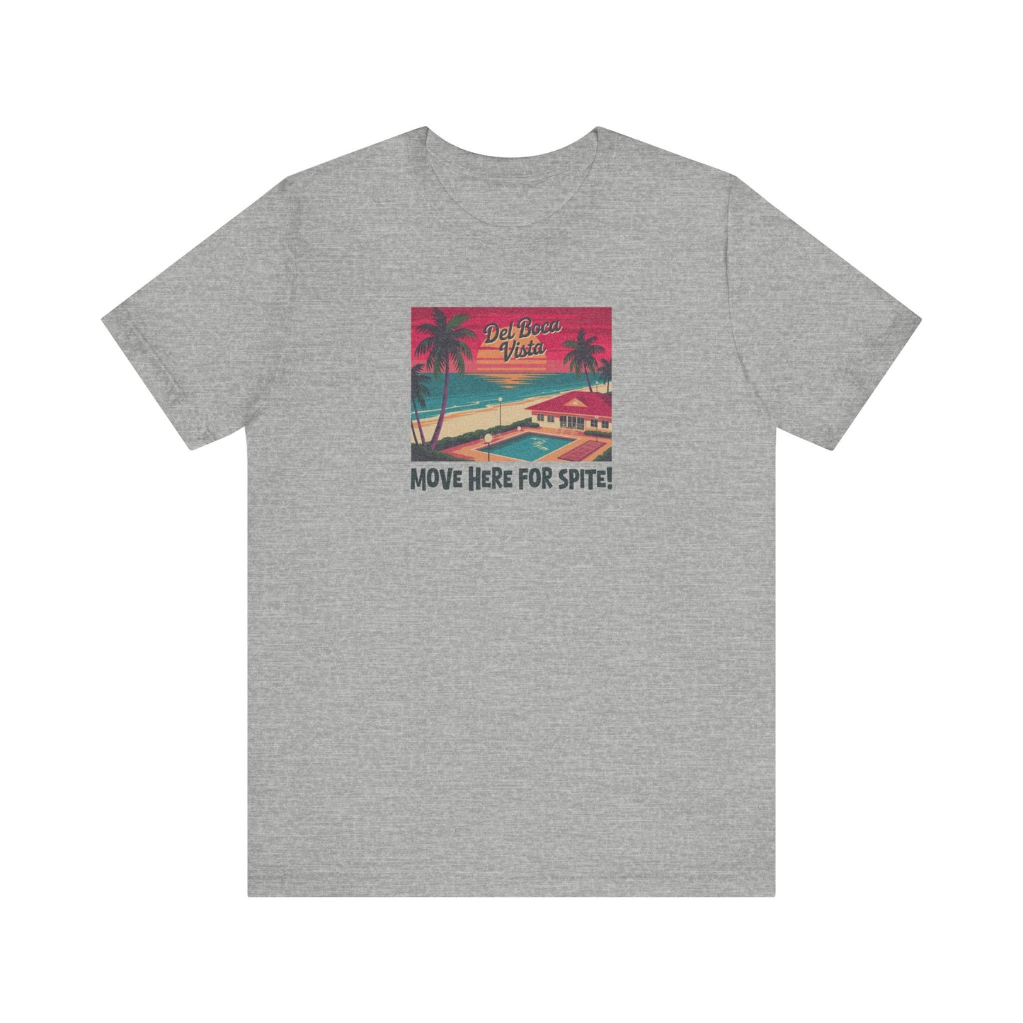 Del Boca Vista (Move Here For Spite!) — Seinfeld Retro Tee (Light)