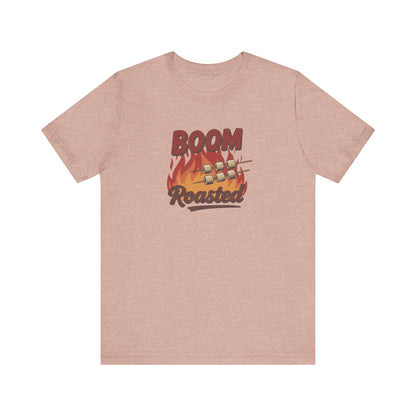Boom, Roasted — Michael Scott Retro Tee (Light)