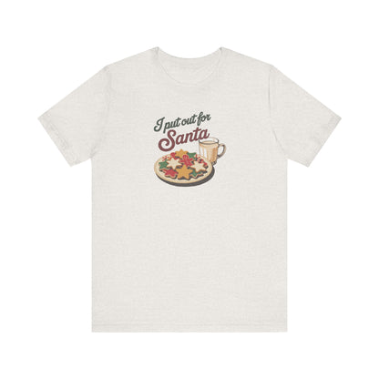 I Put Out for Santa — Retro Christmas Cookies Tee (Light)