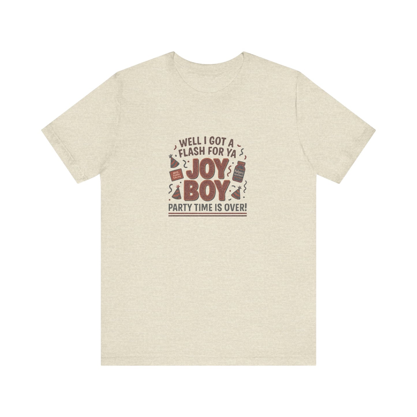 Joy Boy — Seinfeld Library Investigator Retro Tee (Light)